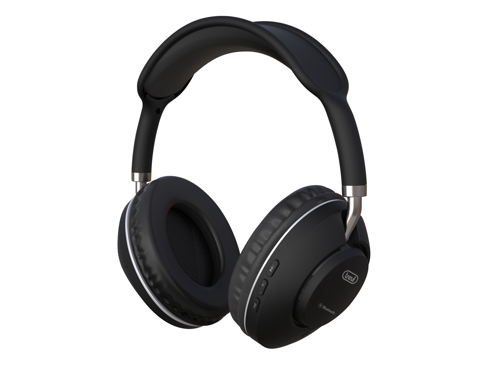 CUFFIA DJ HI-FI DIGITAL STEREO WIRELESS NERO TREVI